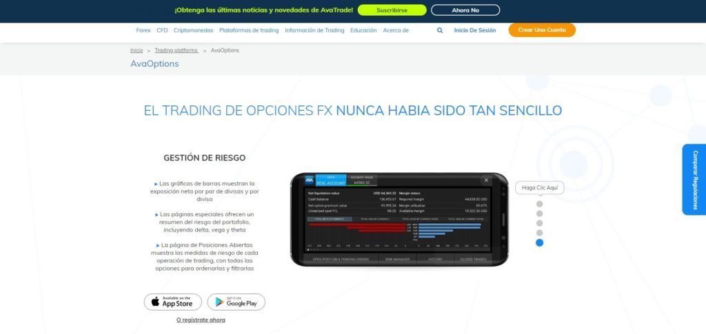 avatrade características de avaoptions