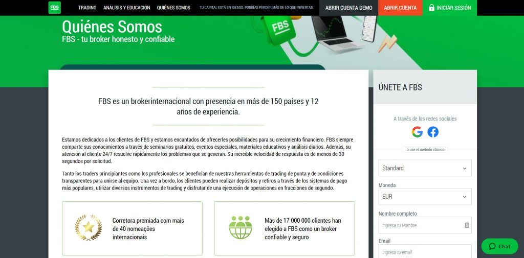 FBS es un broker galardonado con más de 40 premios internacionales