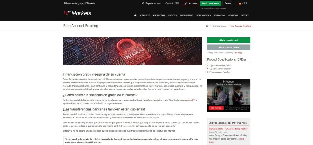 hotforex servicio de financiación de cuenta gratuito