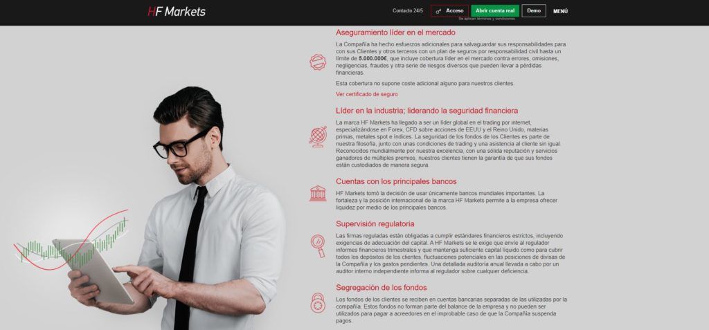 la segurirad ofrecida por hotforex