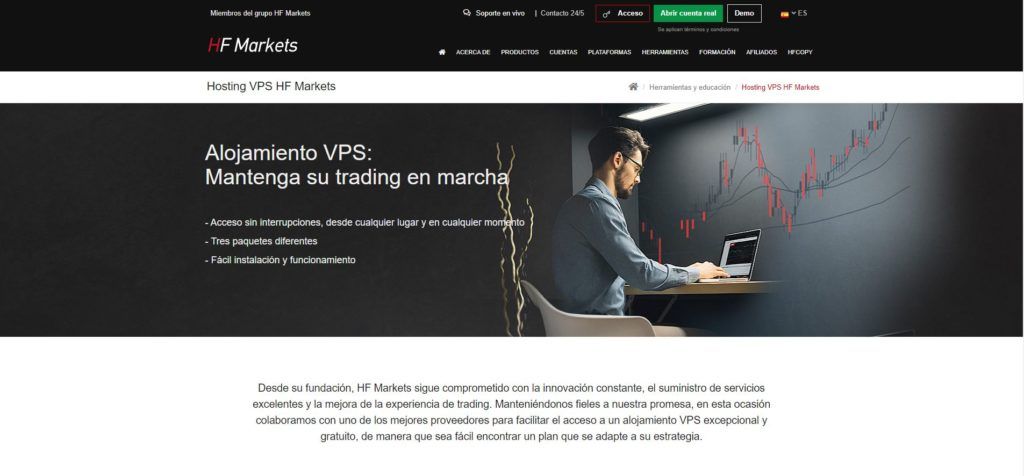 hotforex servicio vps