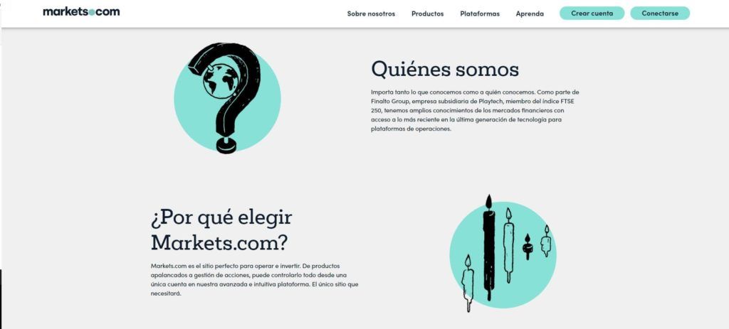 por qué eligir markets.com