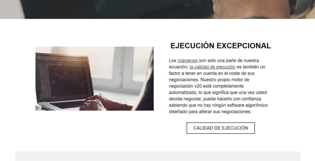 La ejecucion excepcional oferta da oanda