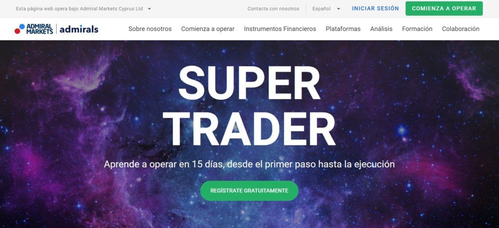 Aprende a operar con admiral markets