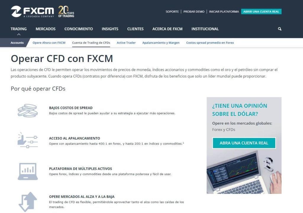 Por que operar cfd con fxcm