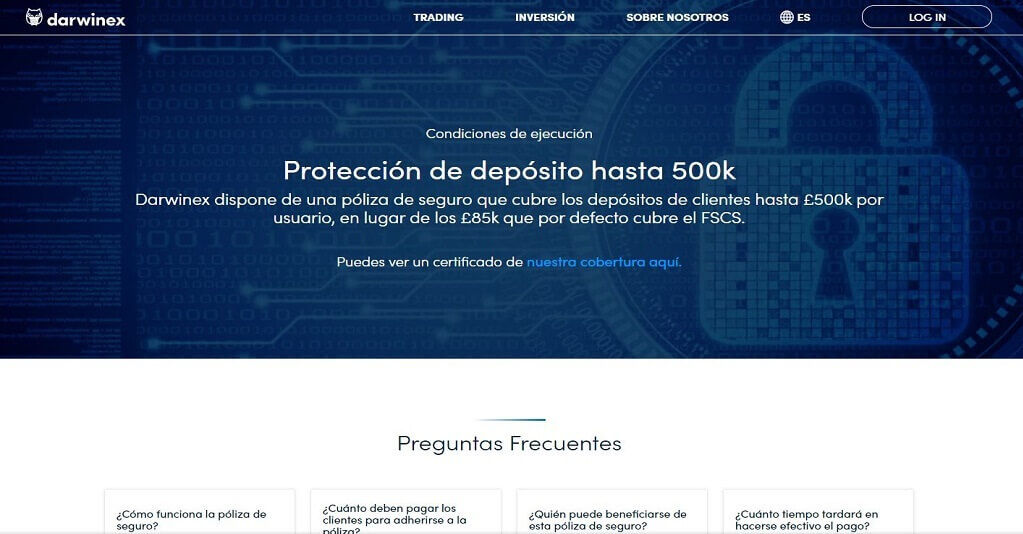 Darwinex dispone de una proteccion de deposito hasta 500k