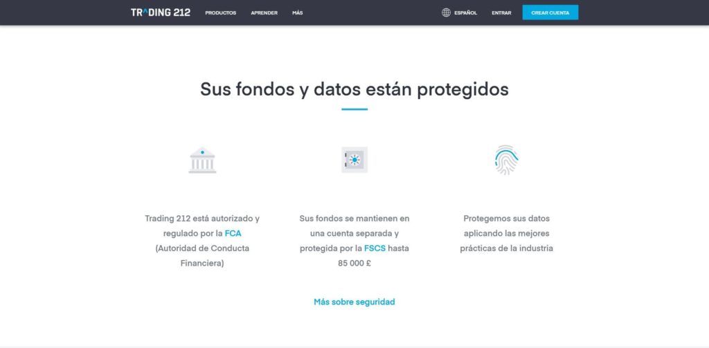 fondos y datos protegidos con trading 212