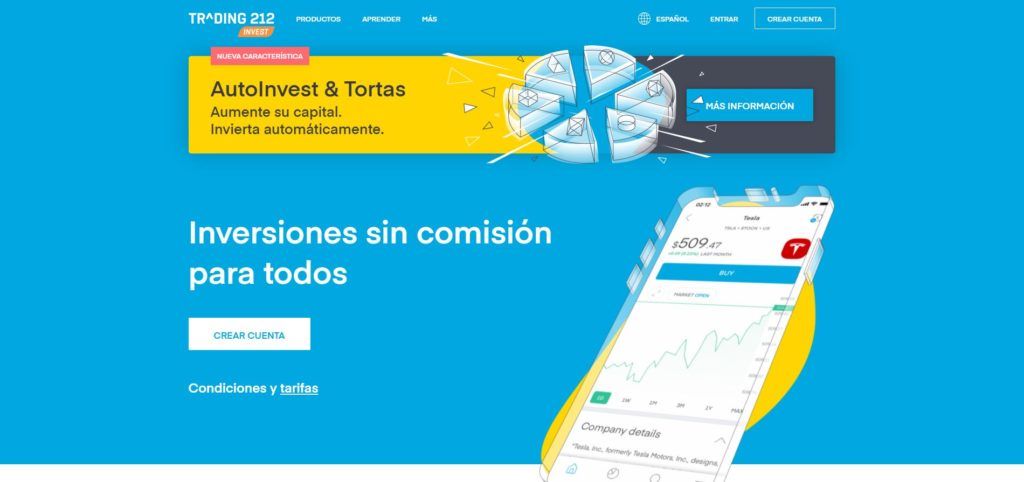 la cuenta invest de trading 212