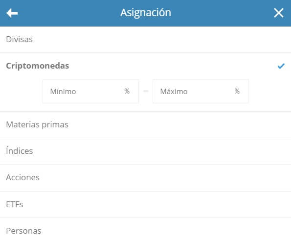 filtra los traders por las exposicion al mercado