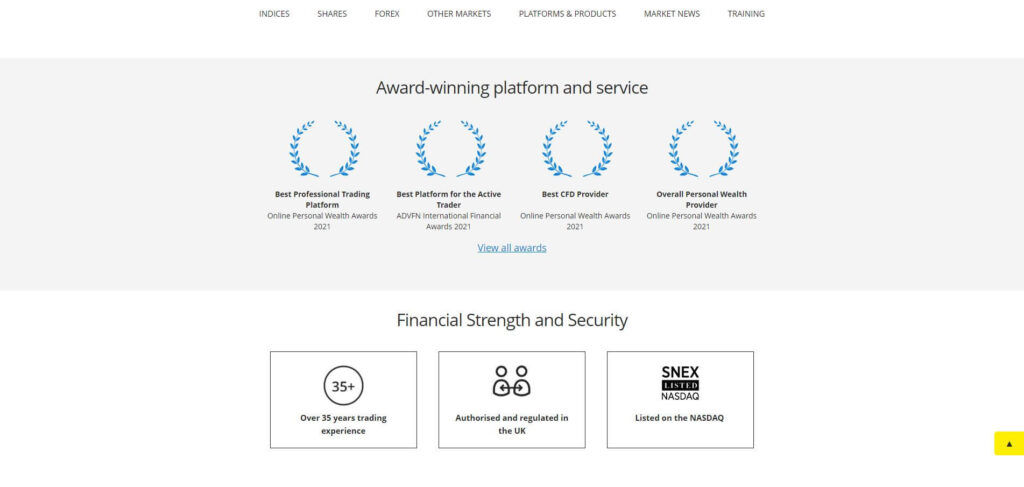 premios y seguirdad de city index