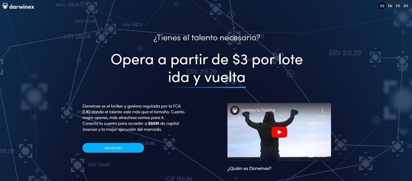 darwinex homepage abrir una demo