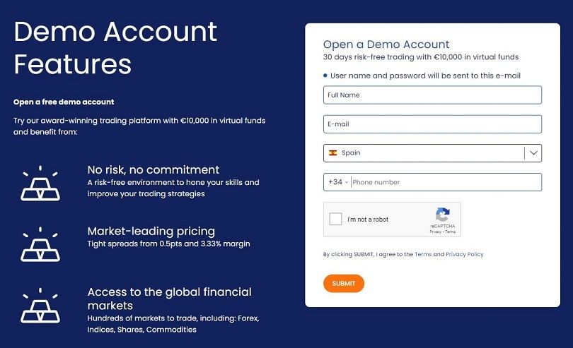 forex.com formulario de registro por la cuenta demo
