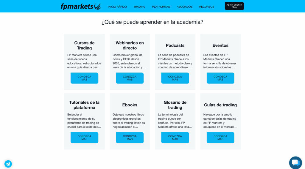 academia fp markets