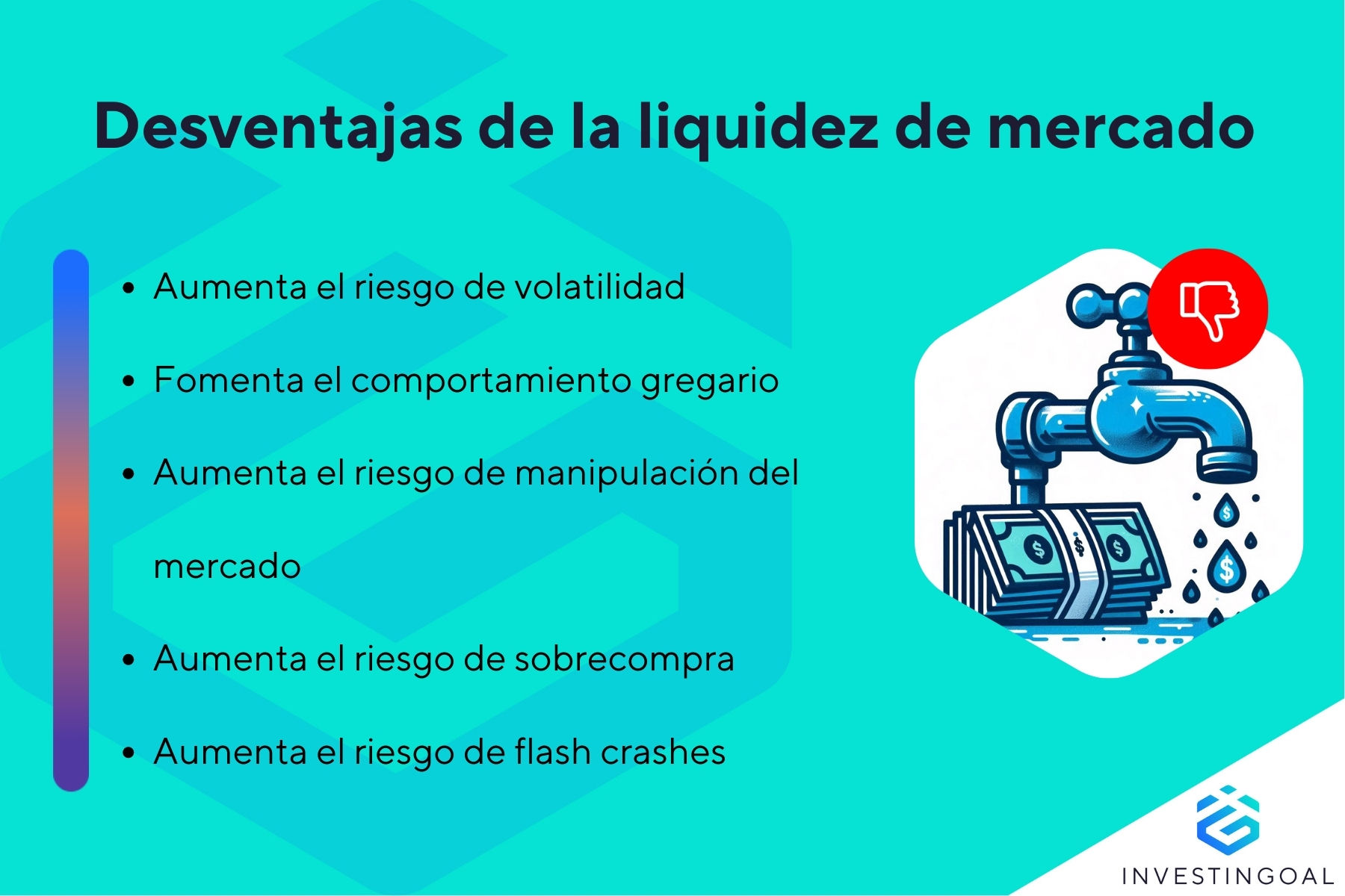 Cuáles son los inconvenientes de la liquidez del mercado