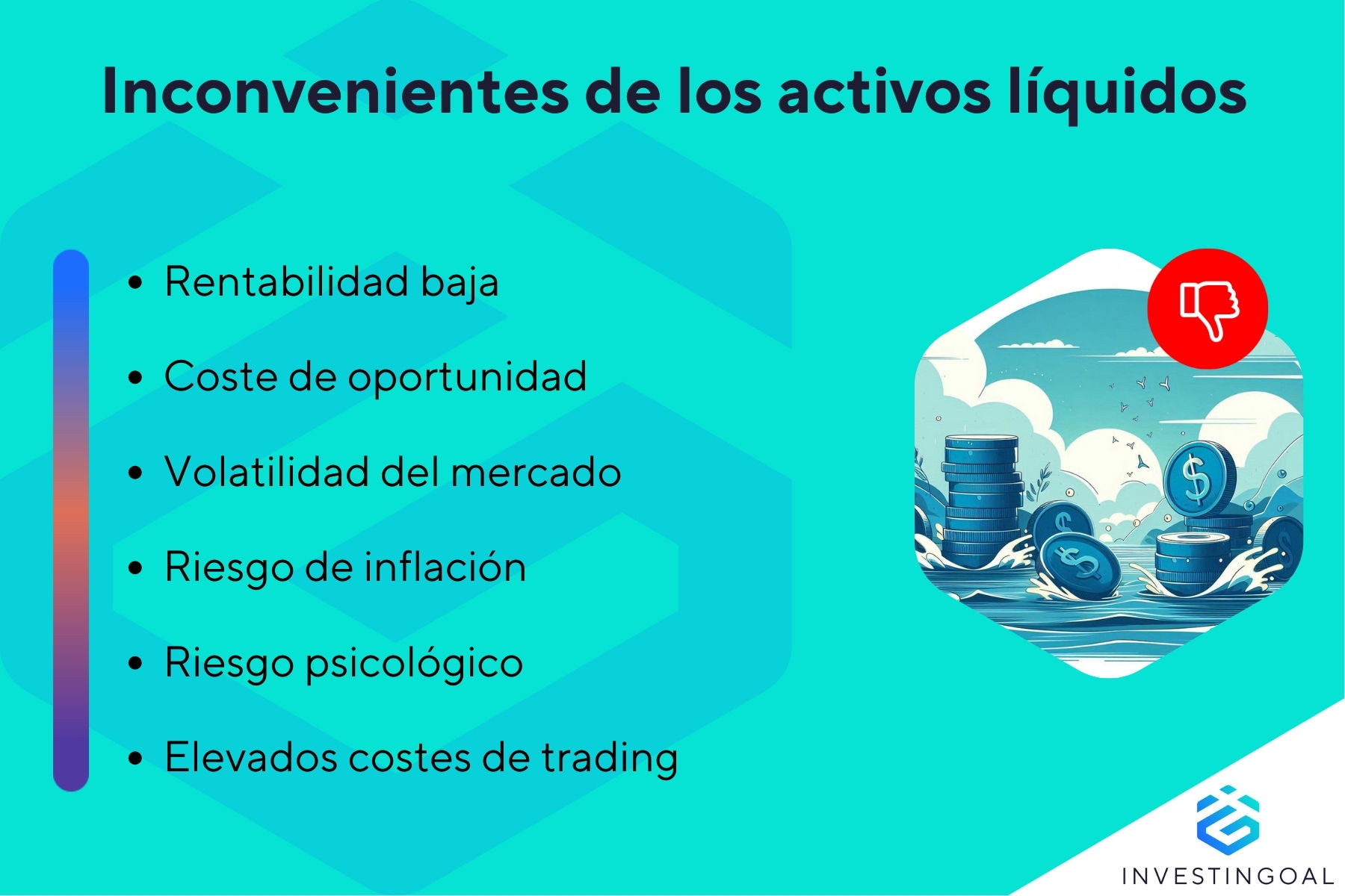 Cuáles son los inconvenientes de los activos líquidos